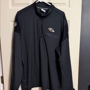 Nike Black Baltimore Ravens Quarter-Zip Pullover
